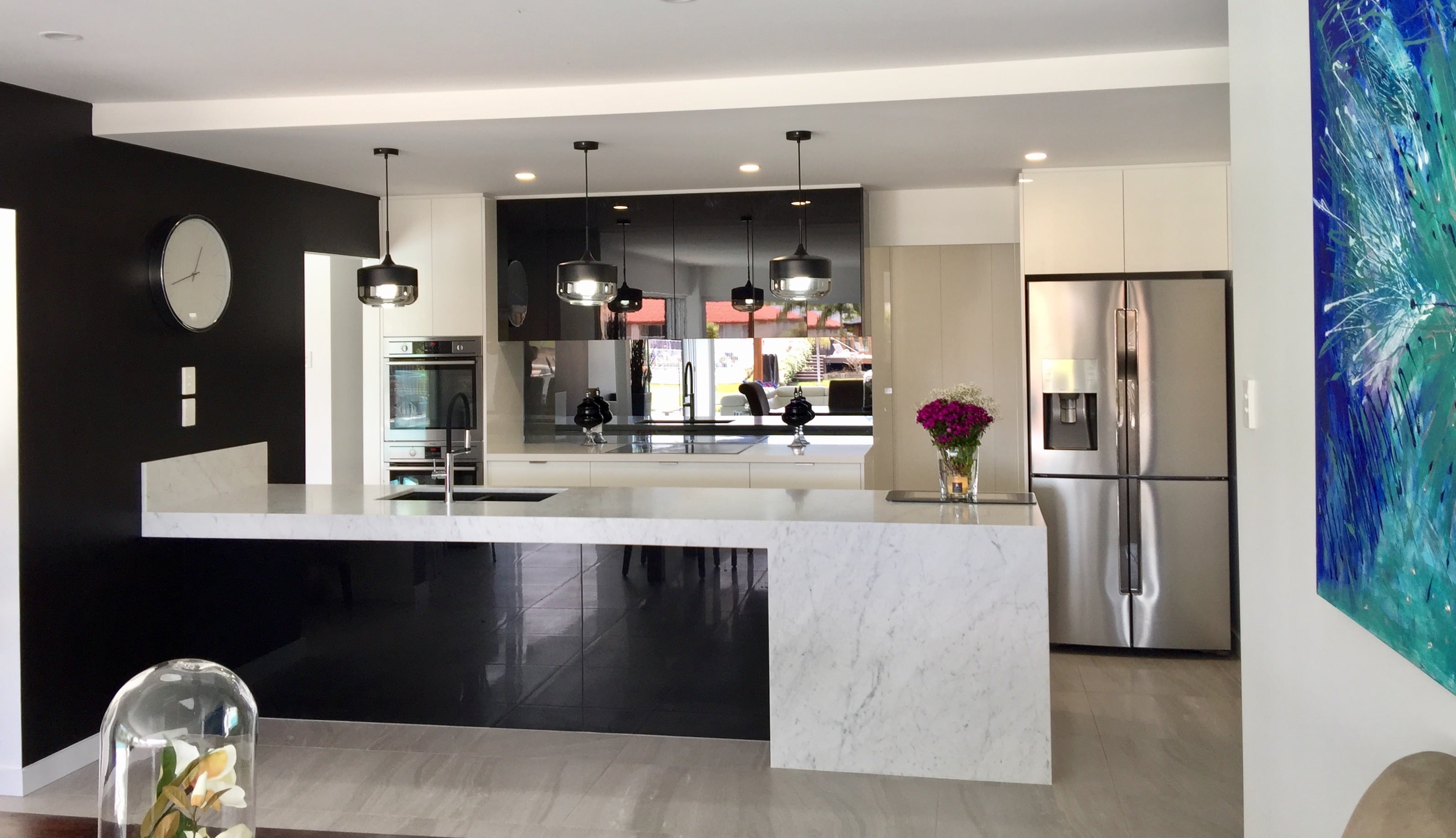 Luxury kitchen built by AT Constructions on the Gold Coast