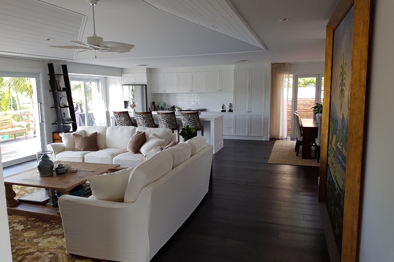 Interior of a full house renovation completed by AT Constructions